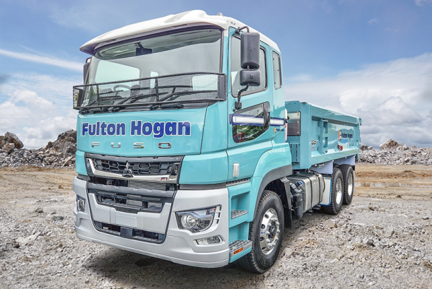 Fulton Hogan’s trucks are kept running via a FUSO Service Plan 